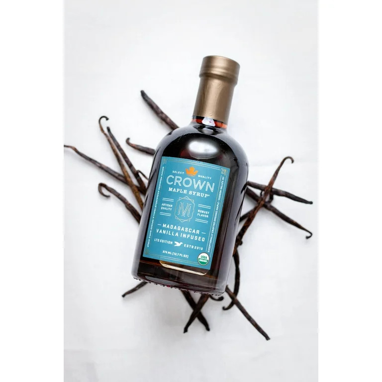 Crown Maple Vanilla Infused Organic Syrup, 250ML (8.5 Fl Oz); Gluten-Free, Non-GMO, Allergen-Free | Walmart (US)