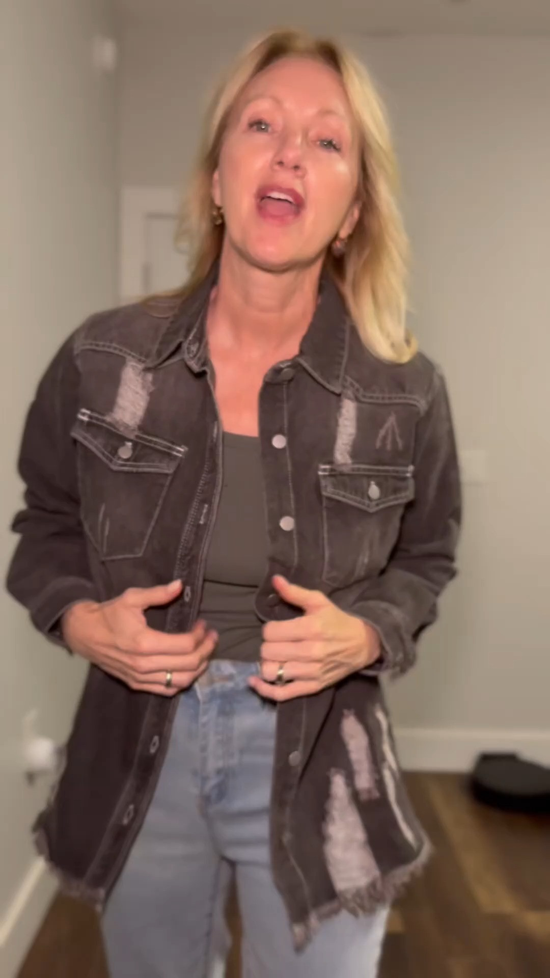 Honest opinion of distressed jacket, Shacket DOKOTOO!  

 #LTKFindsUnder50 #LTKFindsUnder100 #LTKStyleTip