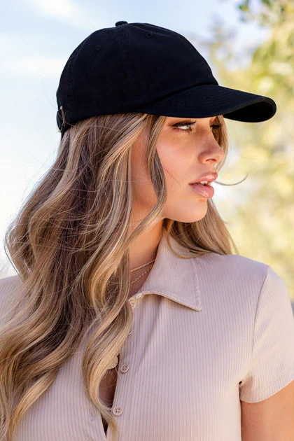 Whats Good Black Baseball Cap | Shop Priceless