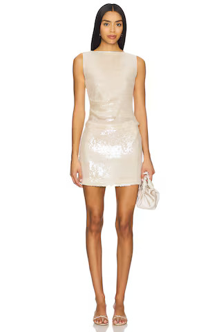 Elodie Reed Sequin Top in Champagne from Revolve.com | Revolve Clothing (Global)