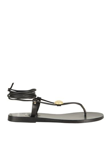 Ancient Greek Sandals Woman Thong sandal Black Size 10 Leather | YOOX (US)