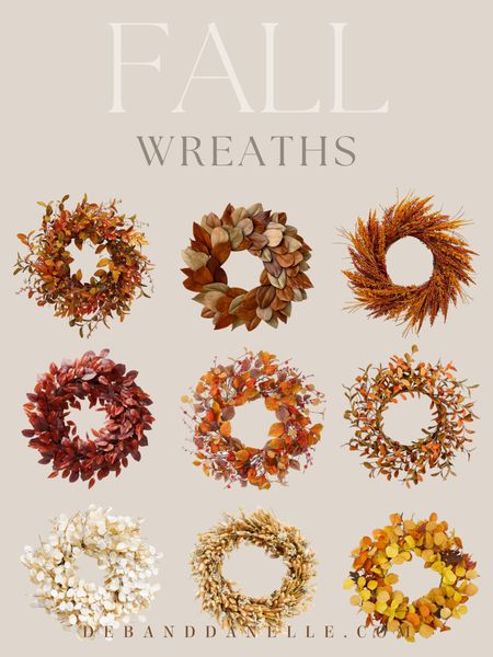 Fall wreath round up!!

#LTKunder100 #LTKSeasonal #LTKhome