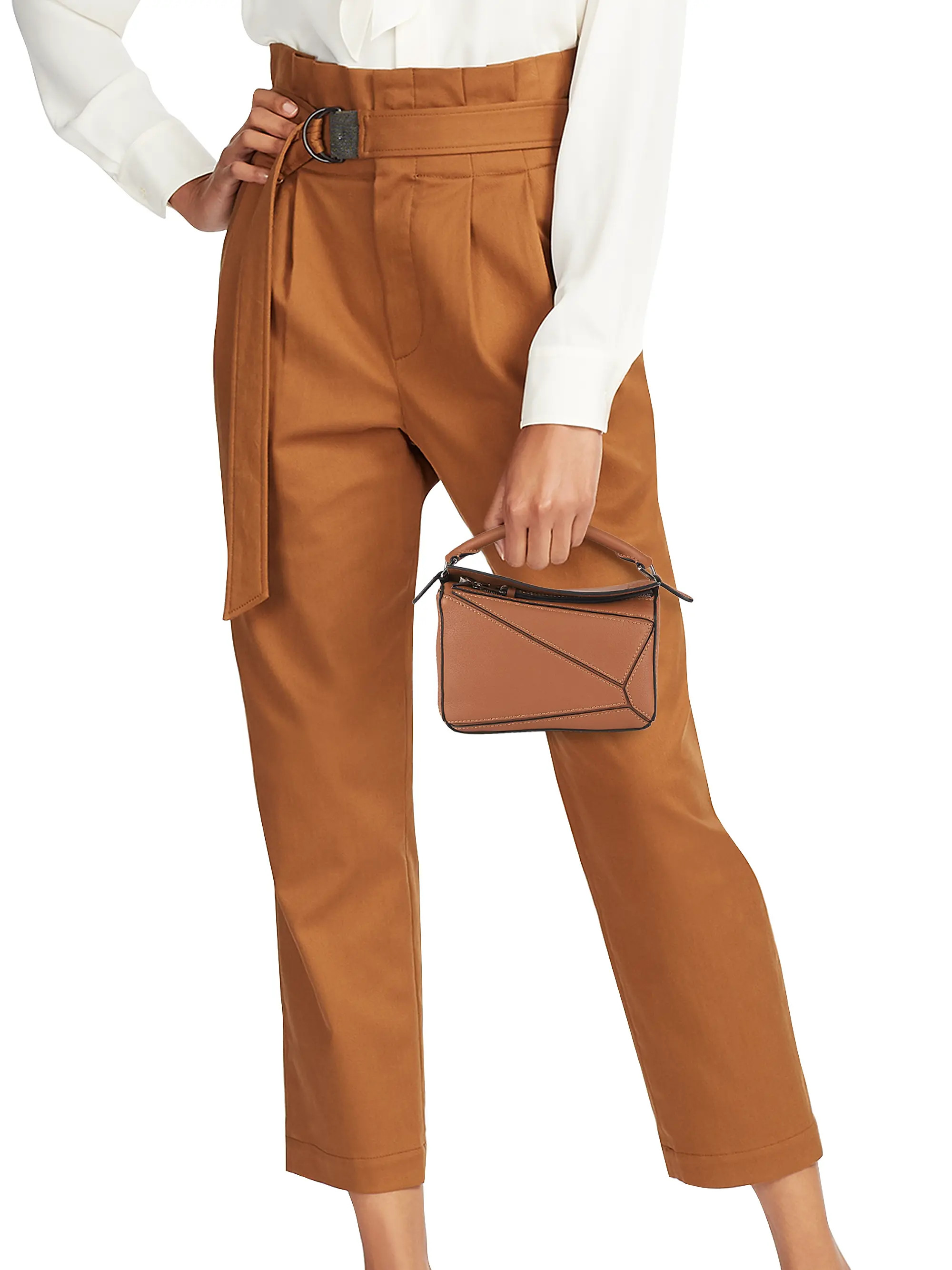 LOEWE Mini Puzzle Leather Bag | Saks Fifth Avenue | Saks Fifth Avenue