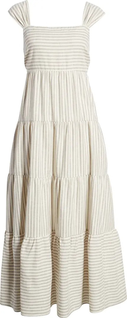 Stripe Tiered Maxi Dress | Nordstrom