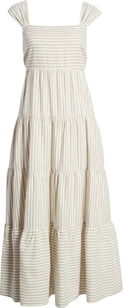 Madewell Stripe Tiered Maxi Dress | Nordstrom | Nordstrom