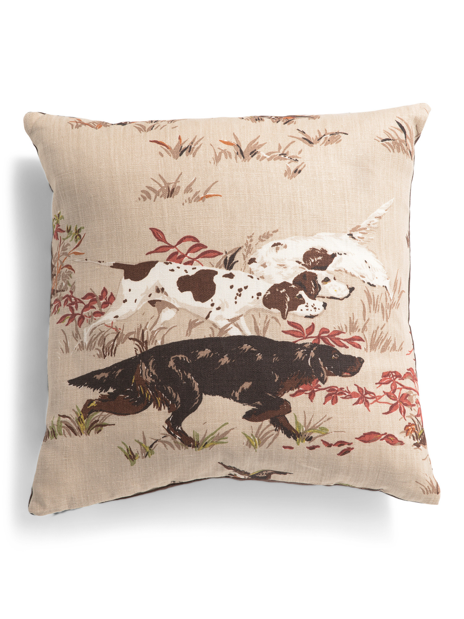 By Schumacher Fabric Made In Usa 22x22 Linen Luxury Pointers Pillow | TJ Maxx