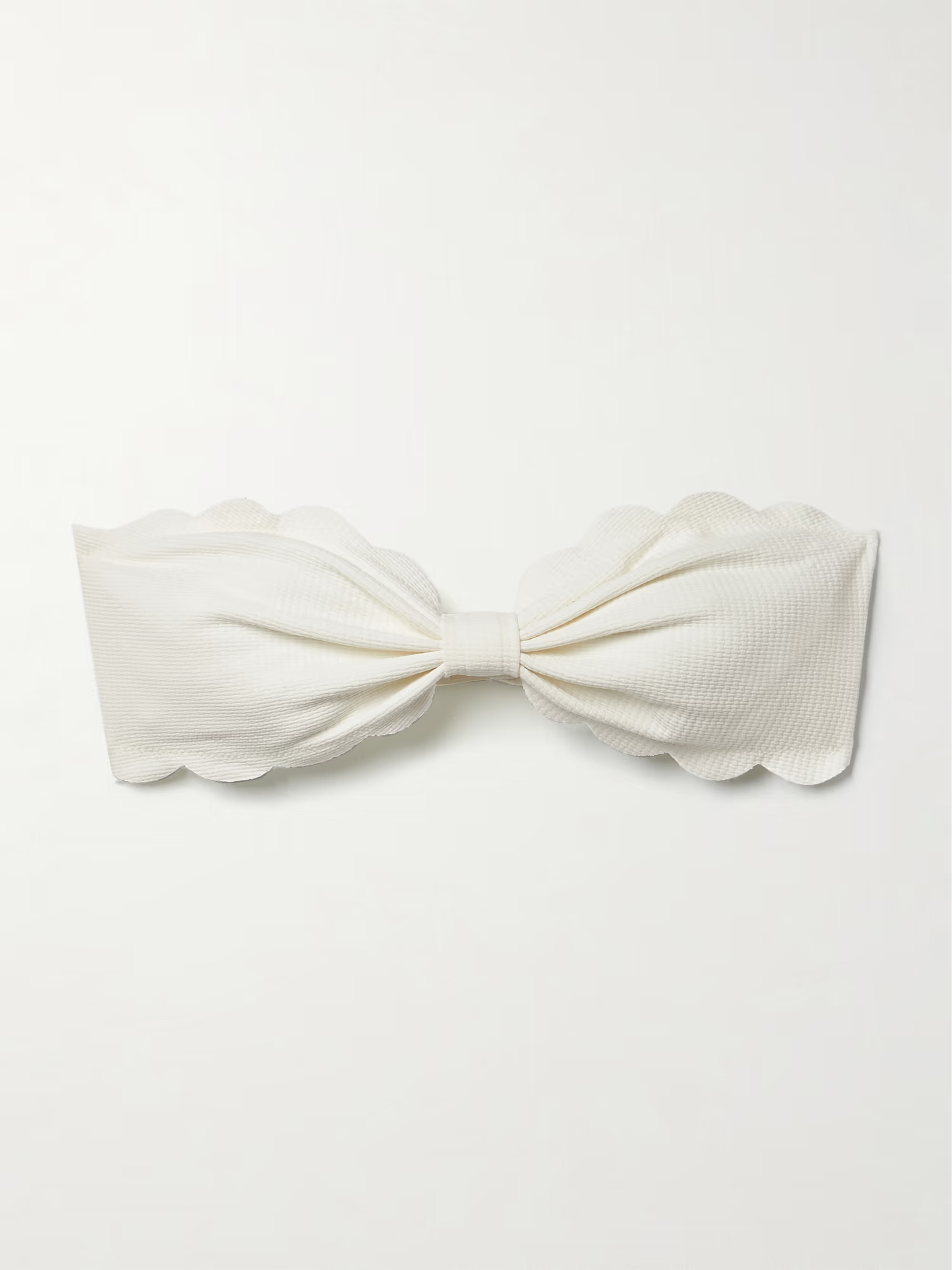 Antibes recycled-seersucker bikini top | NET-A-PORTER (US)