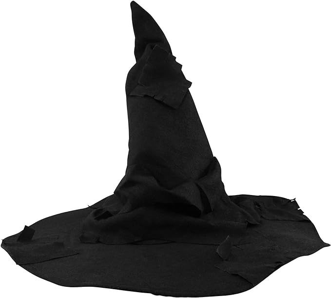 Adult Tattered Witch Wizard Scarecrow Costume Hat, One Size | Amazon (US)