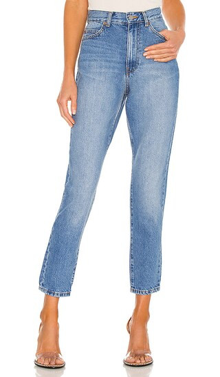 Nora Mom Jean in Empress Blue | Revolve Clothing (Global)