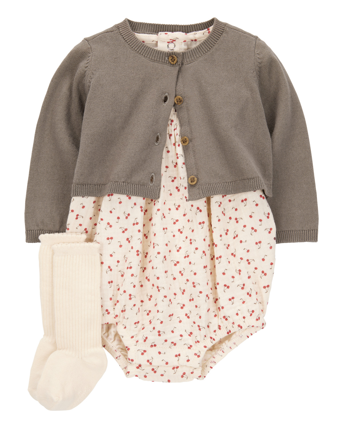 Baby 3-Piece Bubble Cardigan Set | Carter's Inc