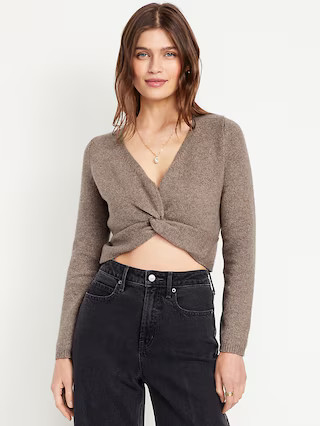 SoSoft Twist-Front Sweater | Old Navy (US)