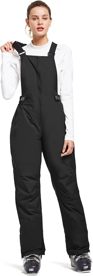 baleaf Women's Insulated Waterproof Ski Bib Overalls Snow Windproof Snowboarding Pant | Amazon (US)