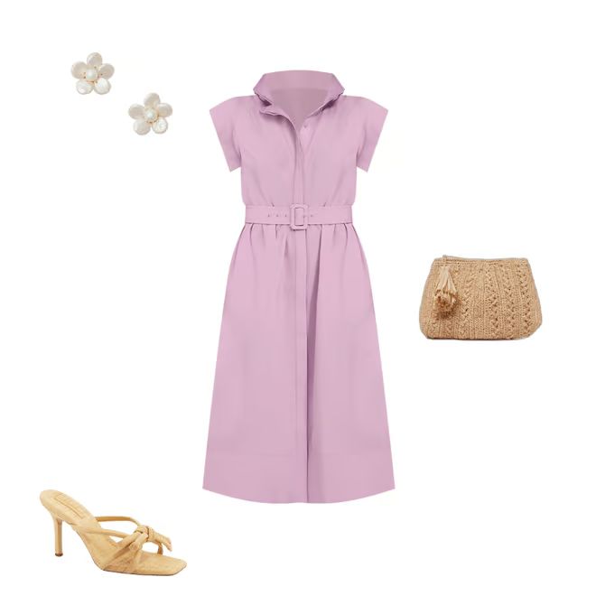 Lilac Chloe Dress | Tuckernuck (US)