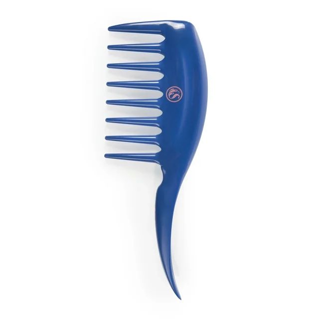 KAZMALEJE Kurls Plus Wide Tooth Hair Comb, Cobalt | Walmart (US)