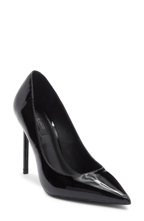 Tony Bianco Anja Pointed Toe Pump in Black Patent at Nordstrom, Size 9 | Nordstrom
