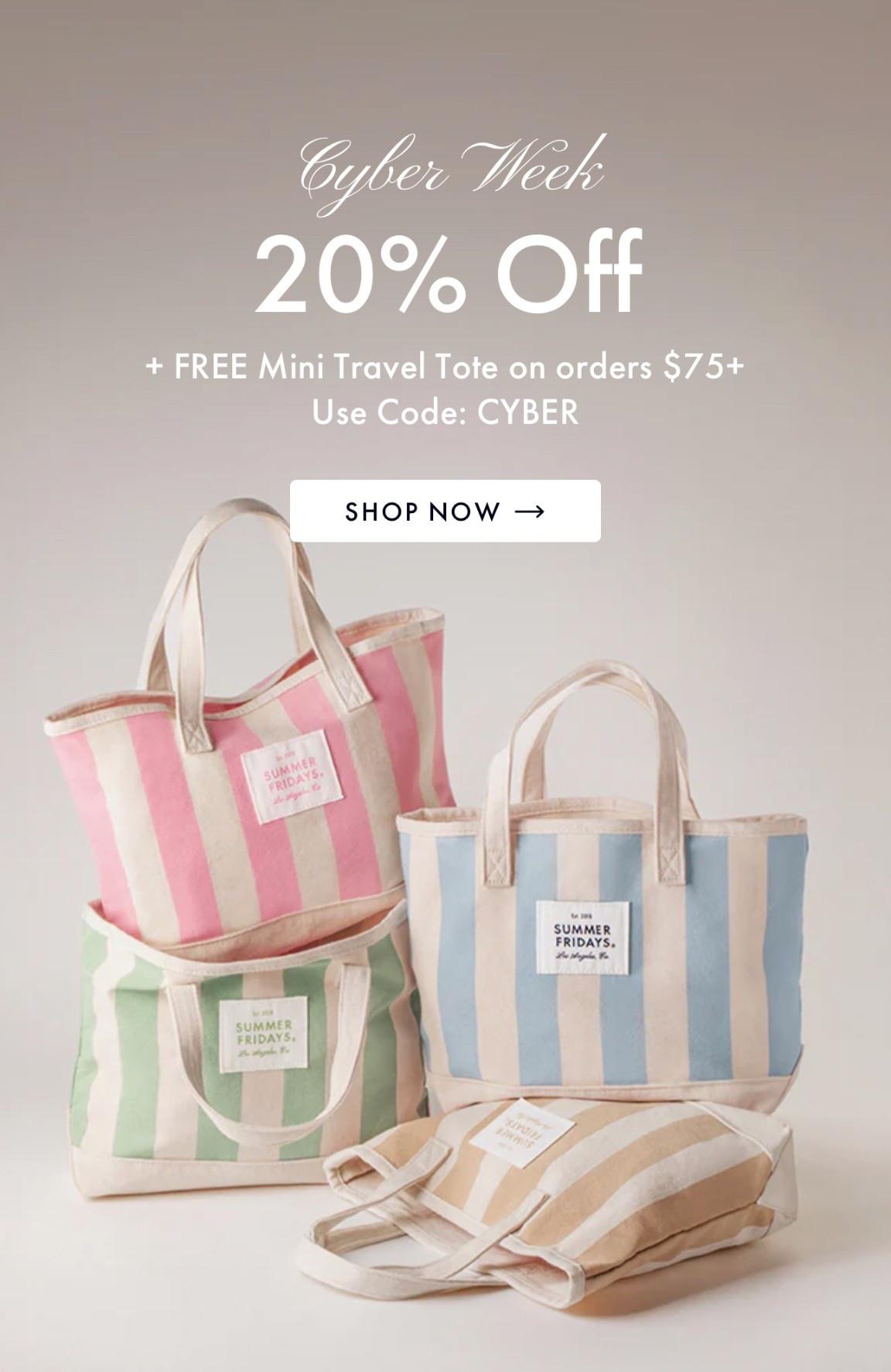 Summer Fridays Cyber Week Sale is here! Shop 20% off all your favorites, and 30% off the lip oil 🪽 purchases over $75 get a mini travel tote and the color is randomized!

Summer Fridays, lip butter balm, lip oil, natural beauty favorites, glowy makeup favorites, glowy skincare, cream blush, hydrating skincare, hydrating face mask, blush brush, eye patches, 

#LTKCyberWeek #LTKselfcare #LTKBeauty