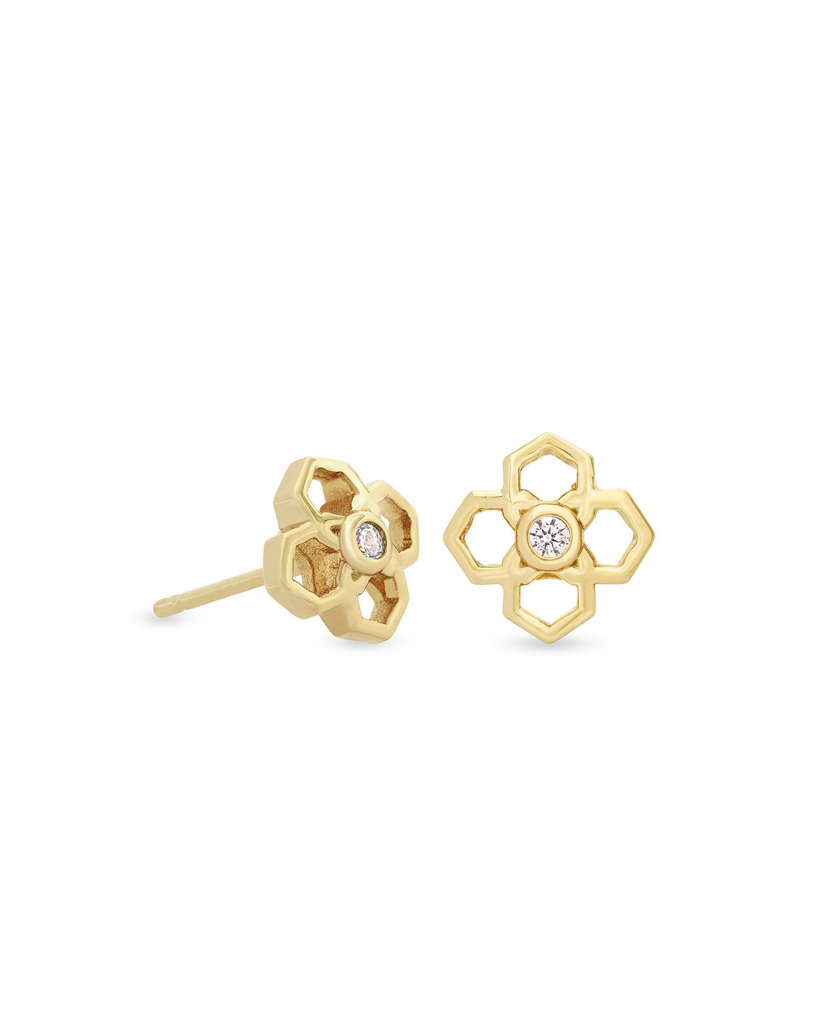 Rue Stud Earrings In Gold | Kendra Scott