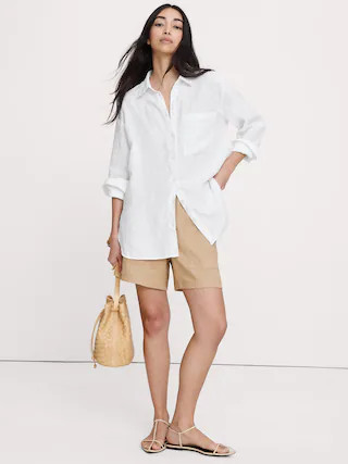 The Oversized Linen Shirt | Banana Republic (US)