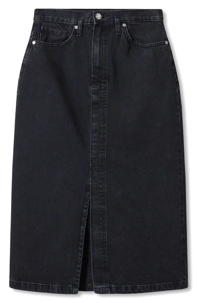 Denim Midi Skirt | Nordstrom