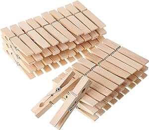 Mr. Pen- Wooden Clothes Pins, Large Natural Wood, 50 Pack, 2.9 Inch, Rust Resistant for Classroom... | Amazon (US)