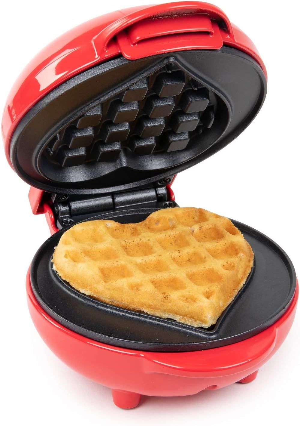 Nostalgia MyMini Heart shaped waffle maker personal hash browns Valentines Gift compact size | Amazon (US)