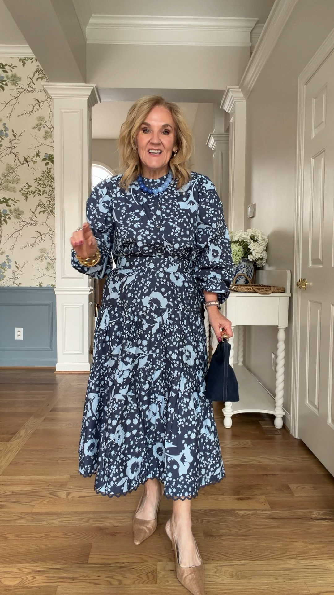 Ann Taylor tryon. Oh my these are great just check out my sizing recommendations below
Floral blouse size medium
Floral skirt medium petite
Navy blazer size 10, petite
Printed jeans, size 8 petite and they do not have any stretch. Eight petite gave me a little bit of rum for movement through the tummy and the bum area so I’d say they’re true to size. But if you don’t like jeans that don’t have stretch. These aren’t for you. I love them!
Polo a collar sweater size medium
Leisure set I’m wearing a medium in the top and a medium petite in the bottom. If you’re getting the light color, I would size up in the bottom.
Denim shirt jacket is a heavier denim. It’s definitely not a shirt to be tucked in. It’s very structured and I love it as a jacket. I did size up to a large and I’m glad I did.

New arrivals spring styles, new denim, baby shower dress spring skirt, vacation outfit outfits

#LTKPetite #LTKOver40 #LTKSaleAlert