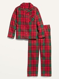 Boys / PajamasPatterned Gender-Neutral Flannel Pajama Set for Kids | Old Navy (US)