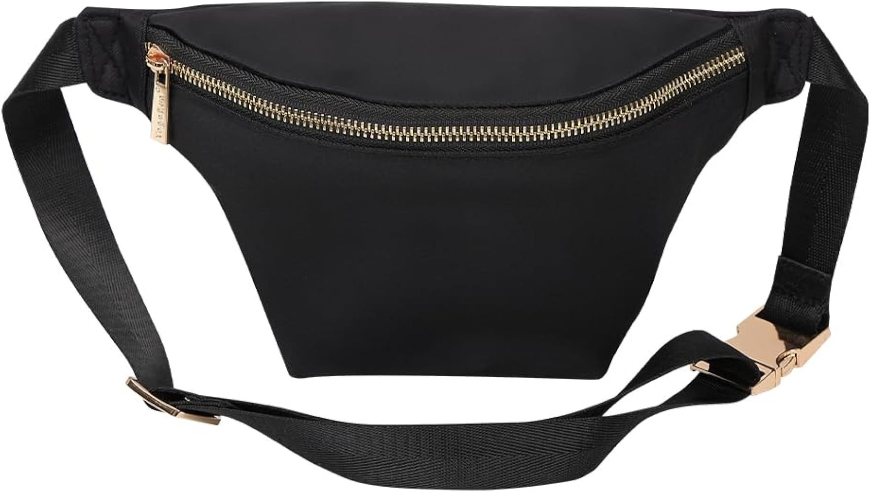 YogoRun Fanny Pack Bag Waist Pack Bag Nylon for Women (Beige, Medium) | Amazon (US)