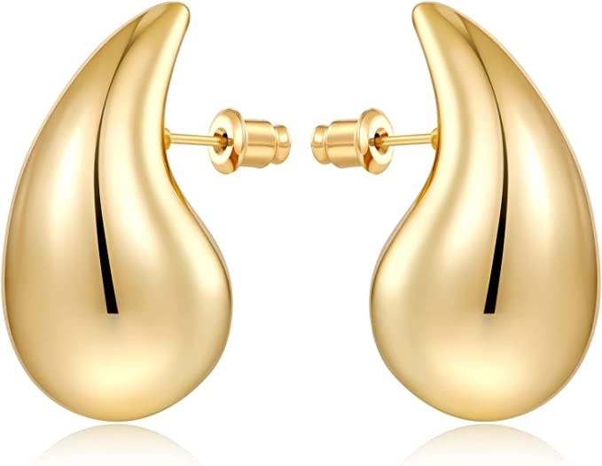 MUYAN Waterdrop Earrings for Women,Multi Colored Tear Drop Earrings | Amazon (US)
