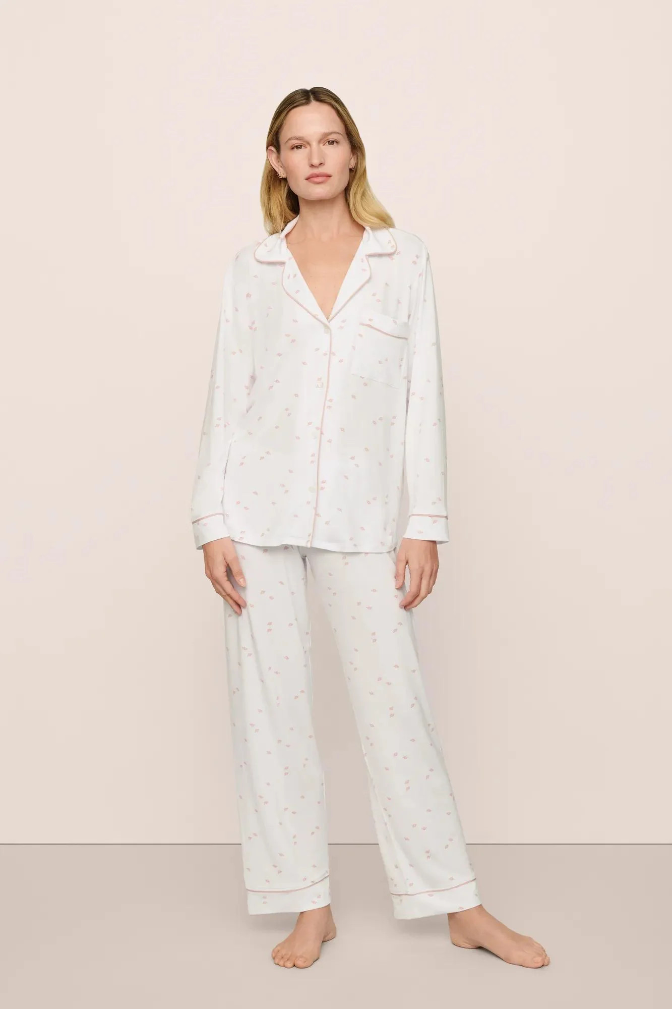 Gisele Printed TENCEL™ Modal Long PJ Set | Eberjey