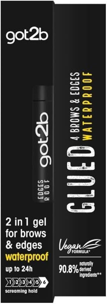 Got2b glued for Brows & Edges eyebrow gel, vegan waterproof eyebrow gel, fast drying with no resi... | Amazon (US)