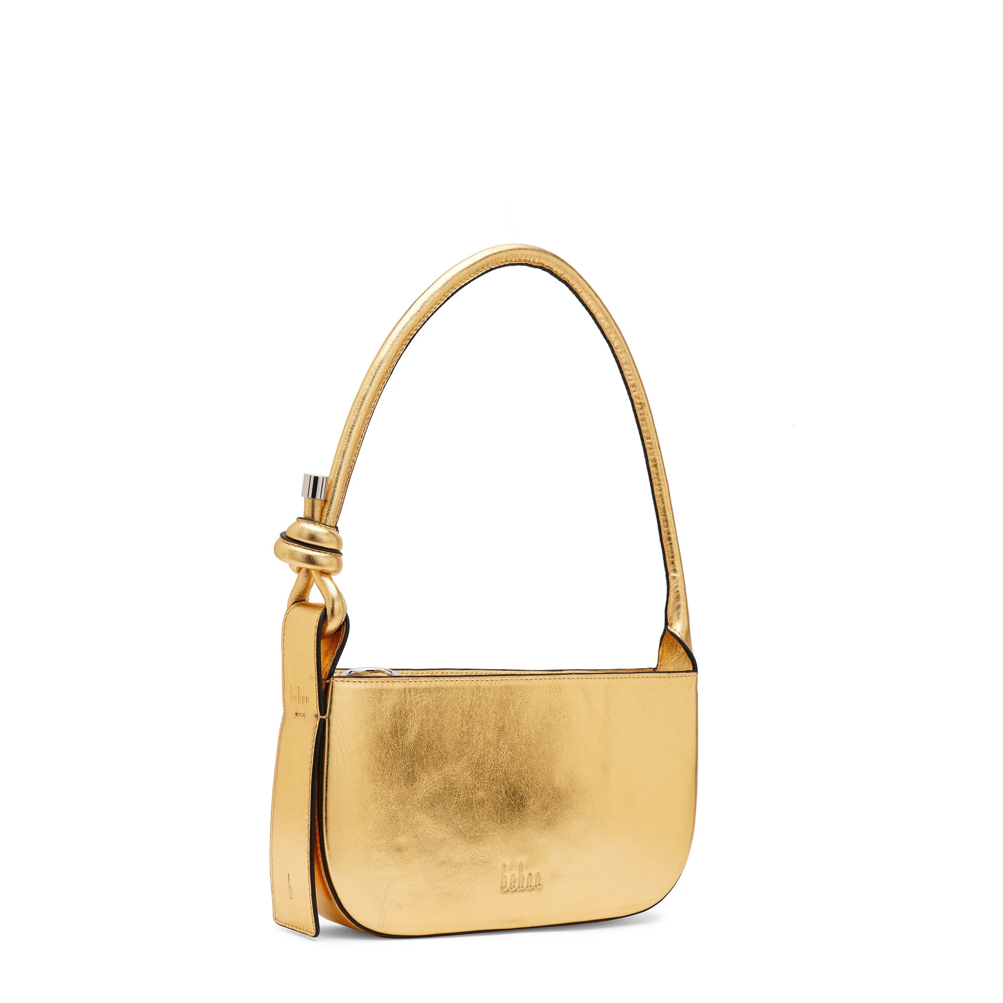 INA MINI POUCHETTE METALLIC GOLD | behno