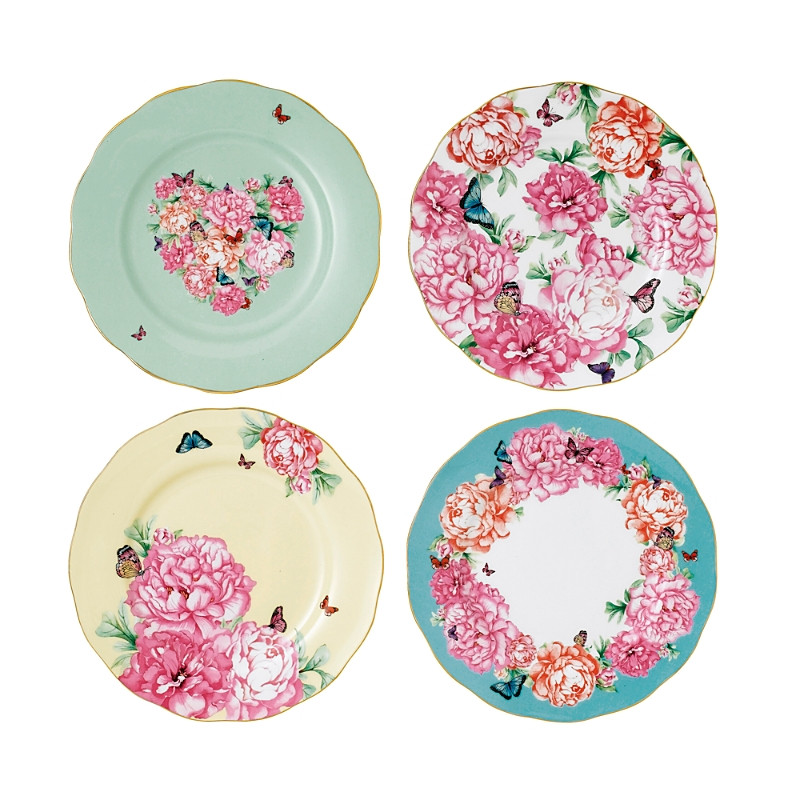 Royal Albert Miranda Kerr Mixed Patterns Accent Plates, Set of 4 | Bloomingdale's (US)