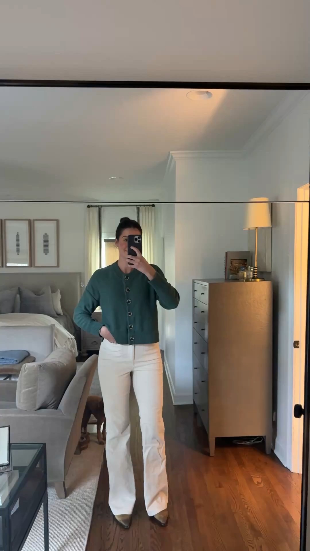 Loveeee this cardigan & it comes in so so many colors!!

TTS: M

Quince, quince tops, Cardigan sweater, corduroy pants (wearing tall), holiday outfit, Winter outfit, Grace White

#LTKootd #LTKmomlife #LTKHoliday