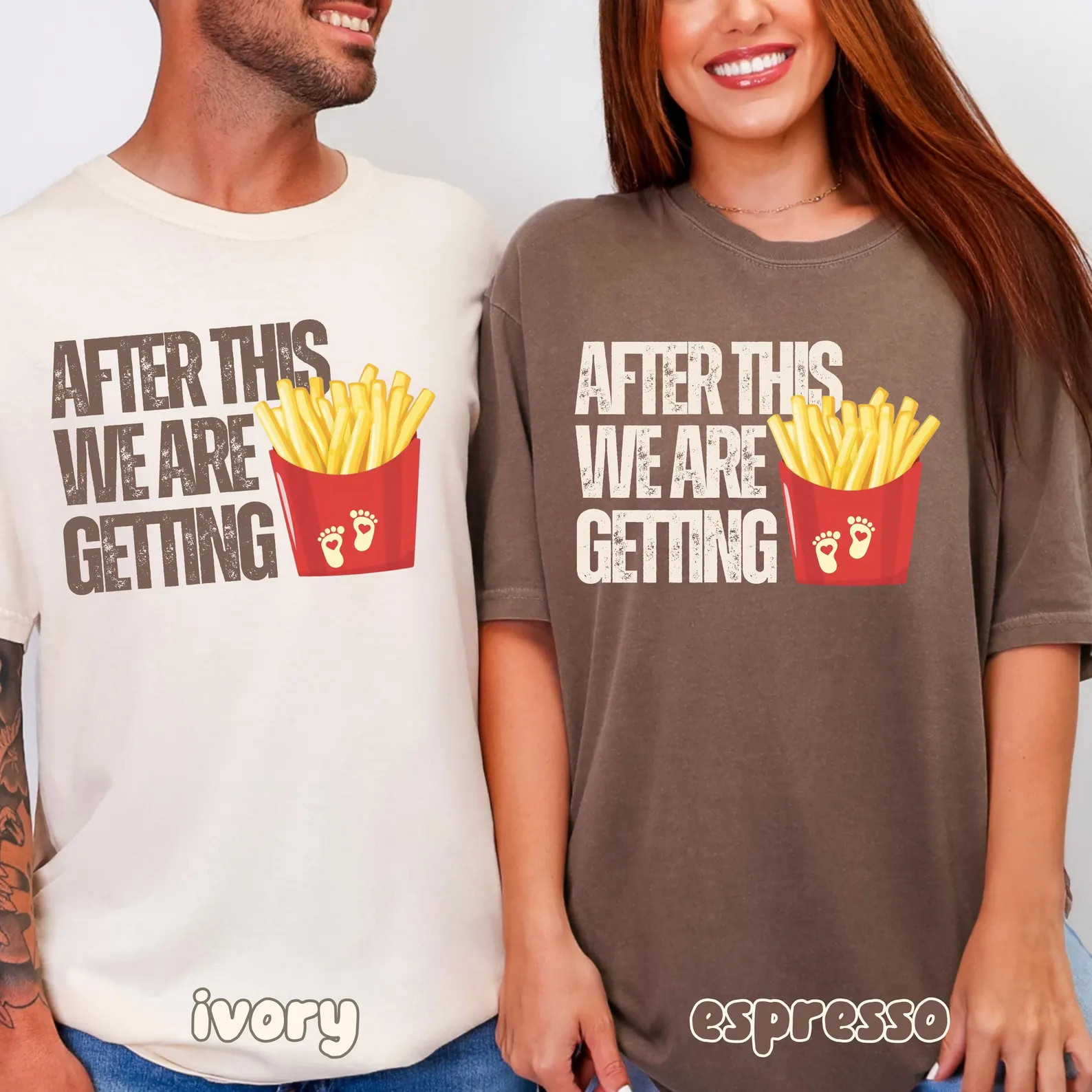 IVF Transfer Day Shirt After This We Are Getting Fries  IVF Shirt for Couples  Fertility Journey ... | Etsy (Global)