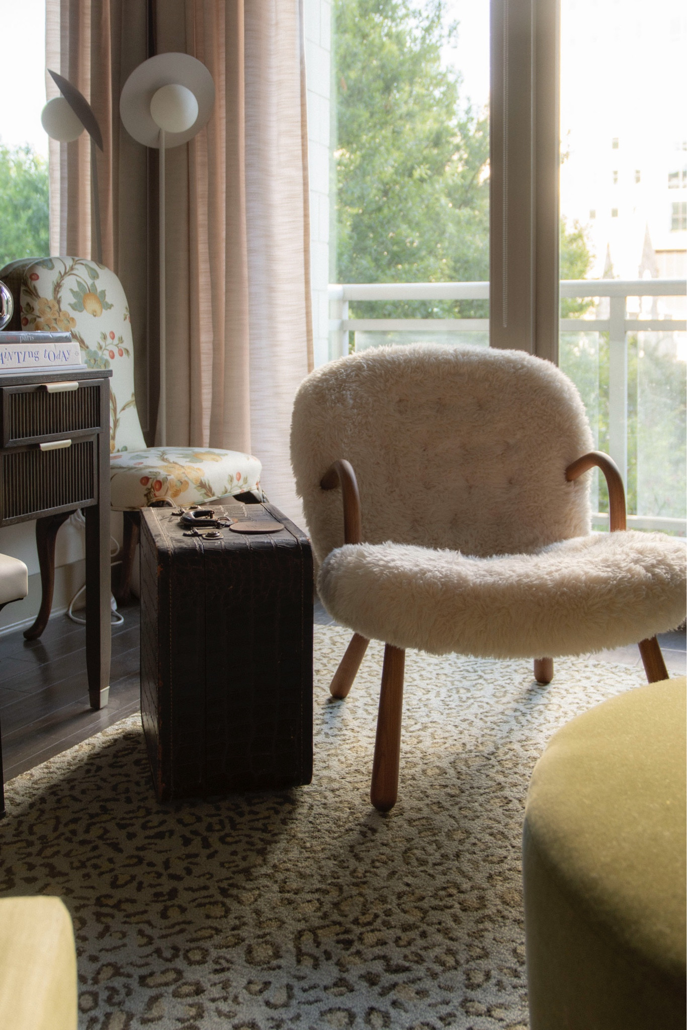 The coziest sheepskin Clam Chair from Eternity Home, a midcentury modern icon by Danish designer Arnold Madsen. Cozy living room fur chair, modern armchair, living room design ideas, modern cream chair, designer home decor. 

#LTKStyleTip #LTKHome