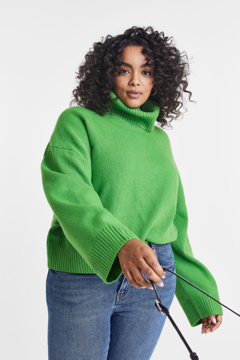 Oversized Turtleneck Sweater | H&M (US)