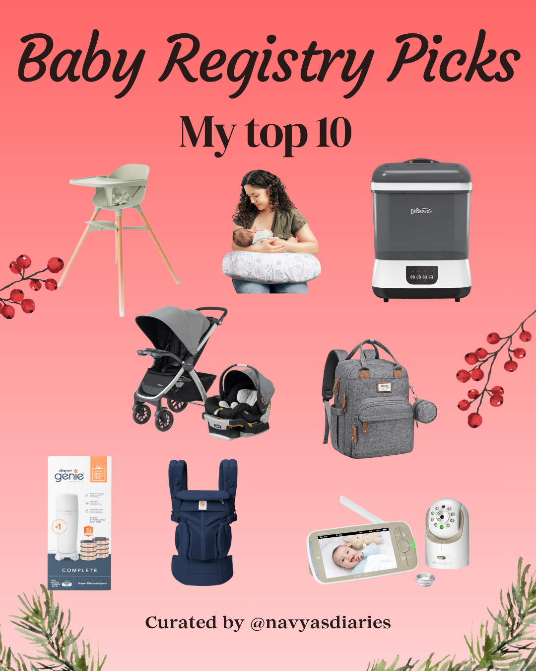 Top 10 must haves you should have in your baby registry

Things you can gift to a new parent this holiday season that they will definitely appreciate 

 #LTKGiftGuide #LTKBaby #LTKFamily