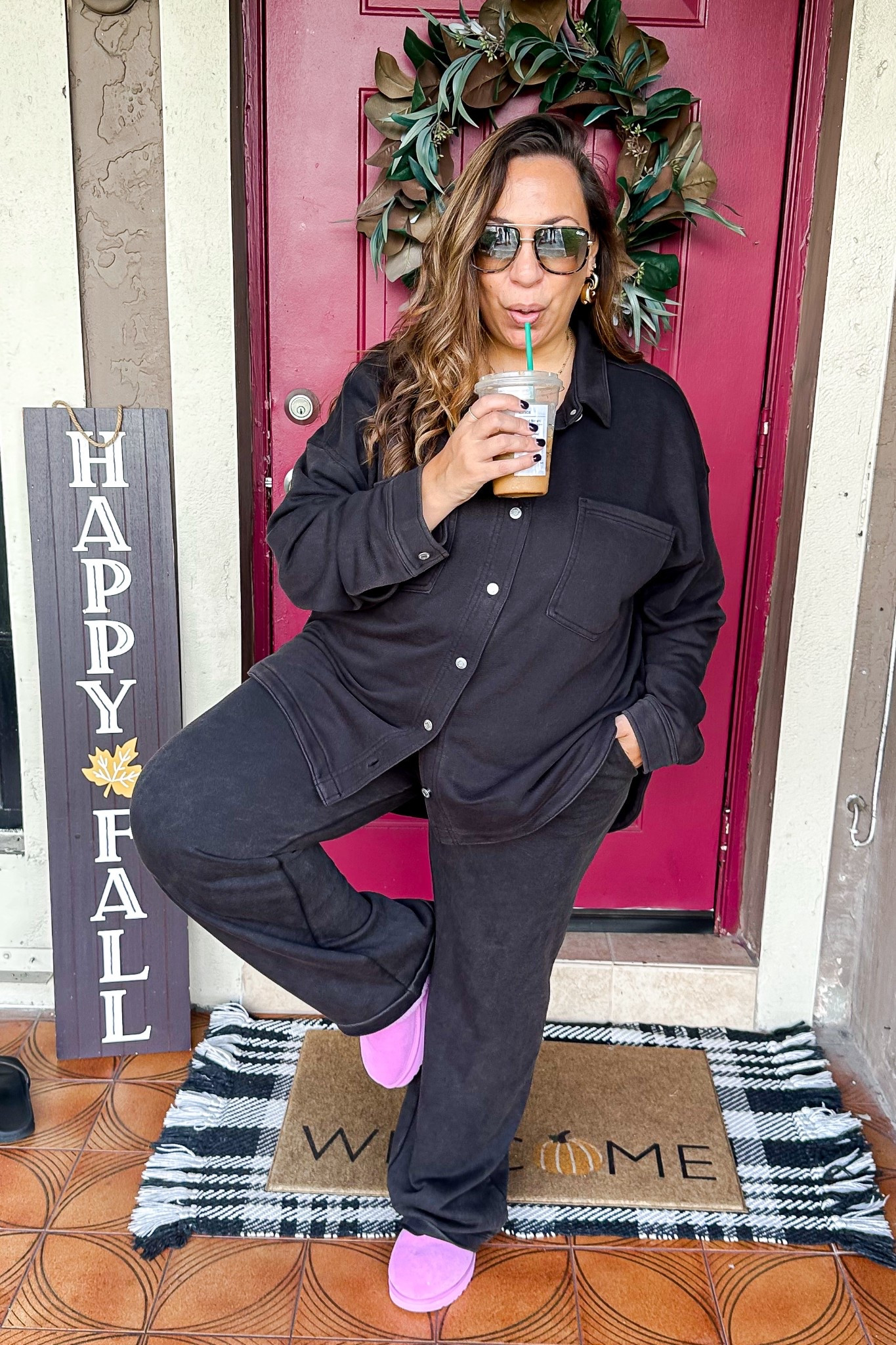 • weekend set - Nuuds (also in denim! use code: Erica33002)
• slippers - Ugg (old)
• sunglasses - Quay 

#LTKSeasonal #LTKFindsUnder100 #LTKMidsize