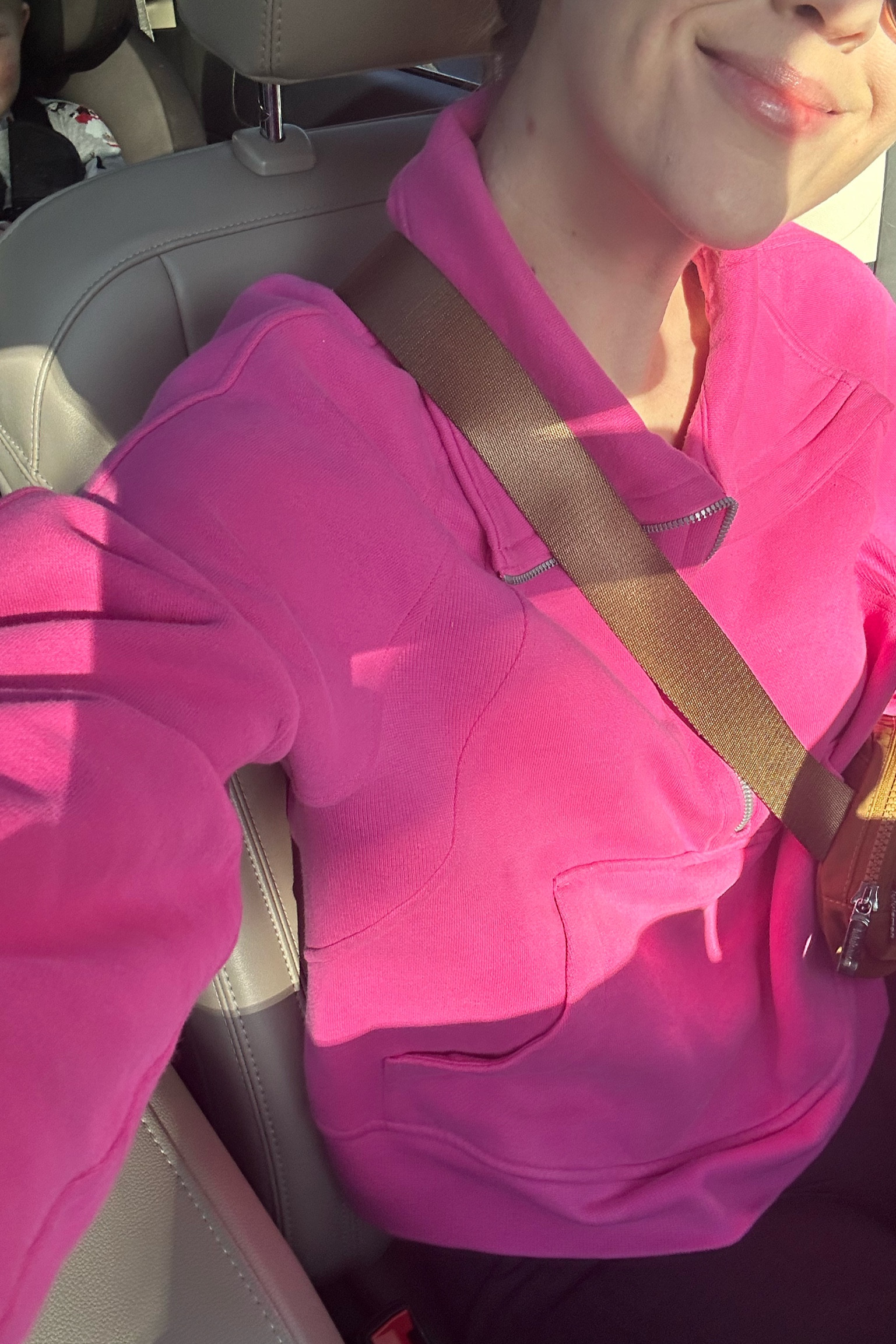 Lululemon Scuba Half Zip! Size up. 
Lululemon Belt Bag. 

#LTKFind #LTKSeasonal #LTKfit