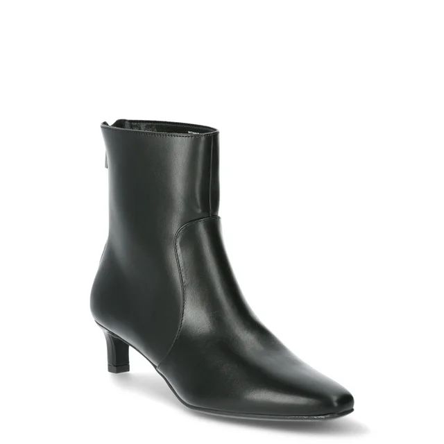 Time and Tru Women's Kitten Heel Boots, Sizes 6-11 | Walmart (US)