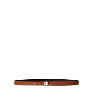 Logo Reversible Leather Skinny Belt | Flannels UK