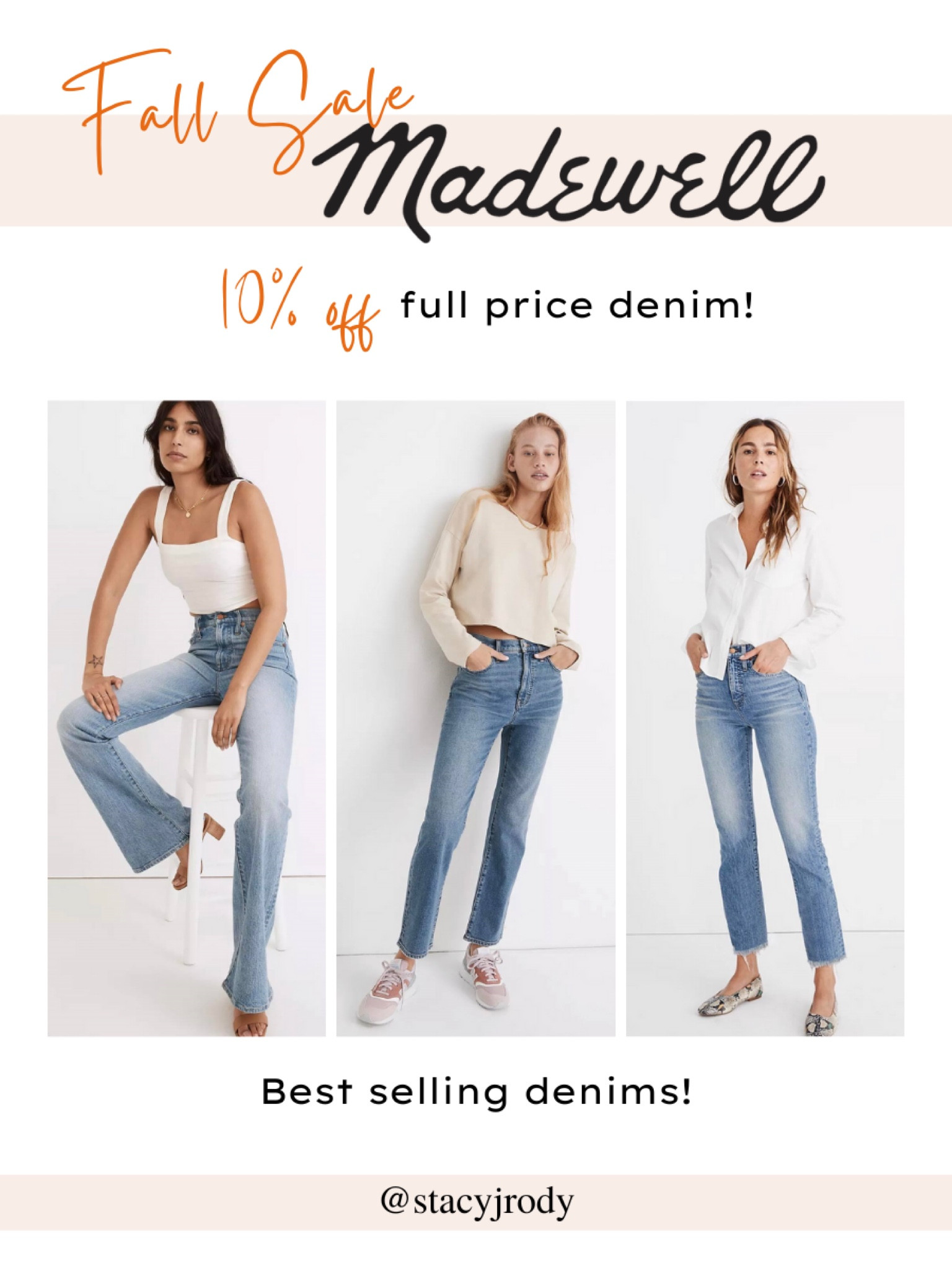 Madewell denim 

#LTKsalealert #LTKunder100 #LTKSale