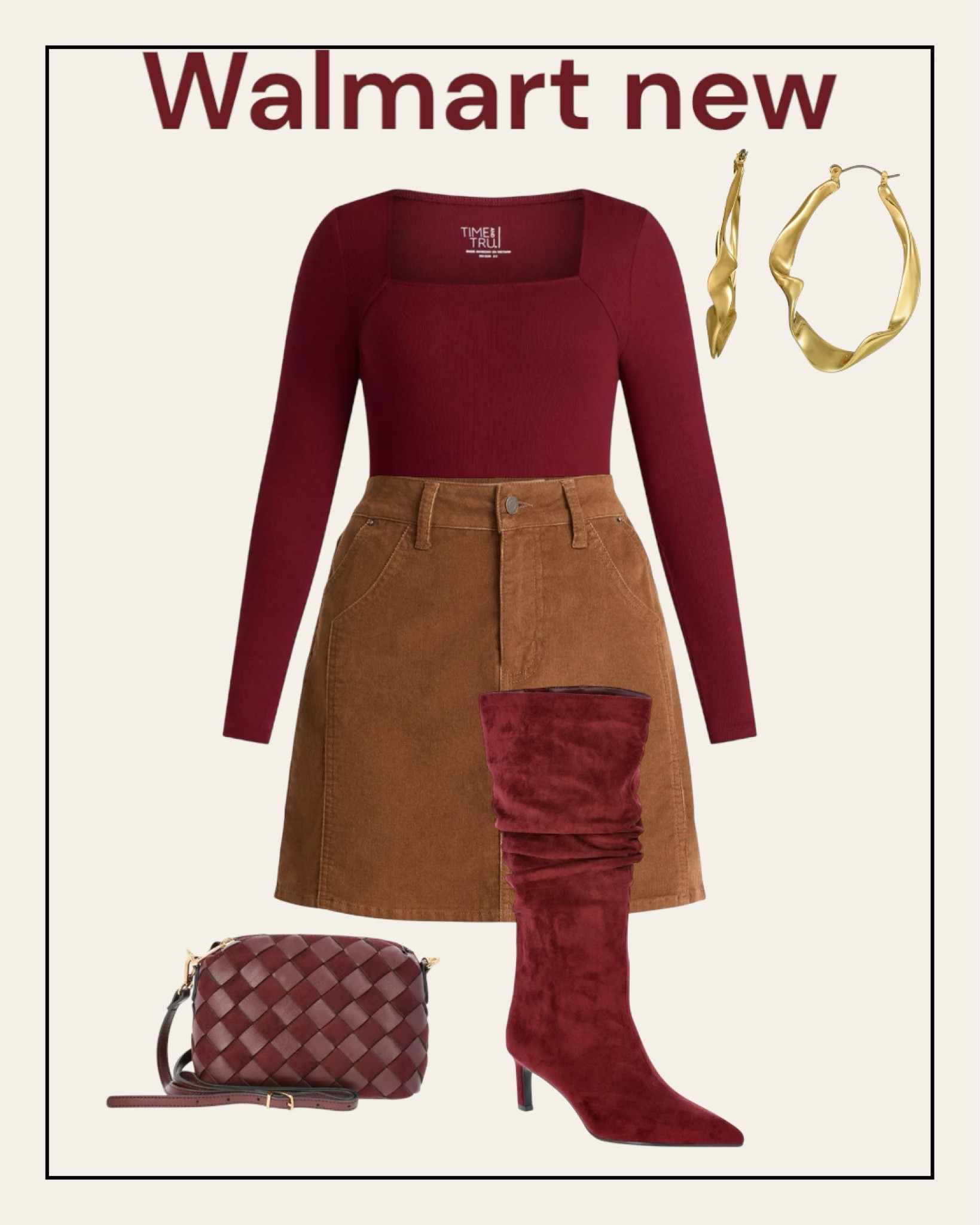 Walmart cute, Fall outfit boots and handbag.

#Falloutfit #Walmart

#LTKFindsUnder50 #LTKStyleTip