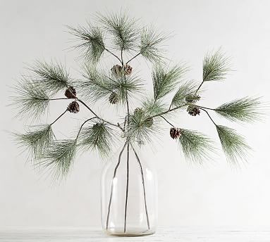 Faux Needle Nose Pine Branches - Set Of 2 | Pottery Barn (US)