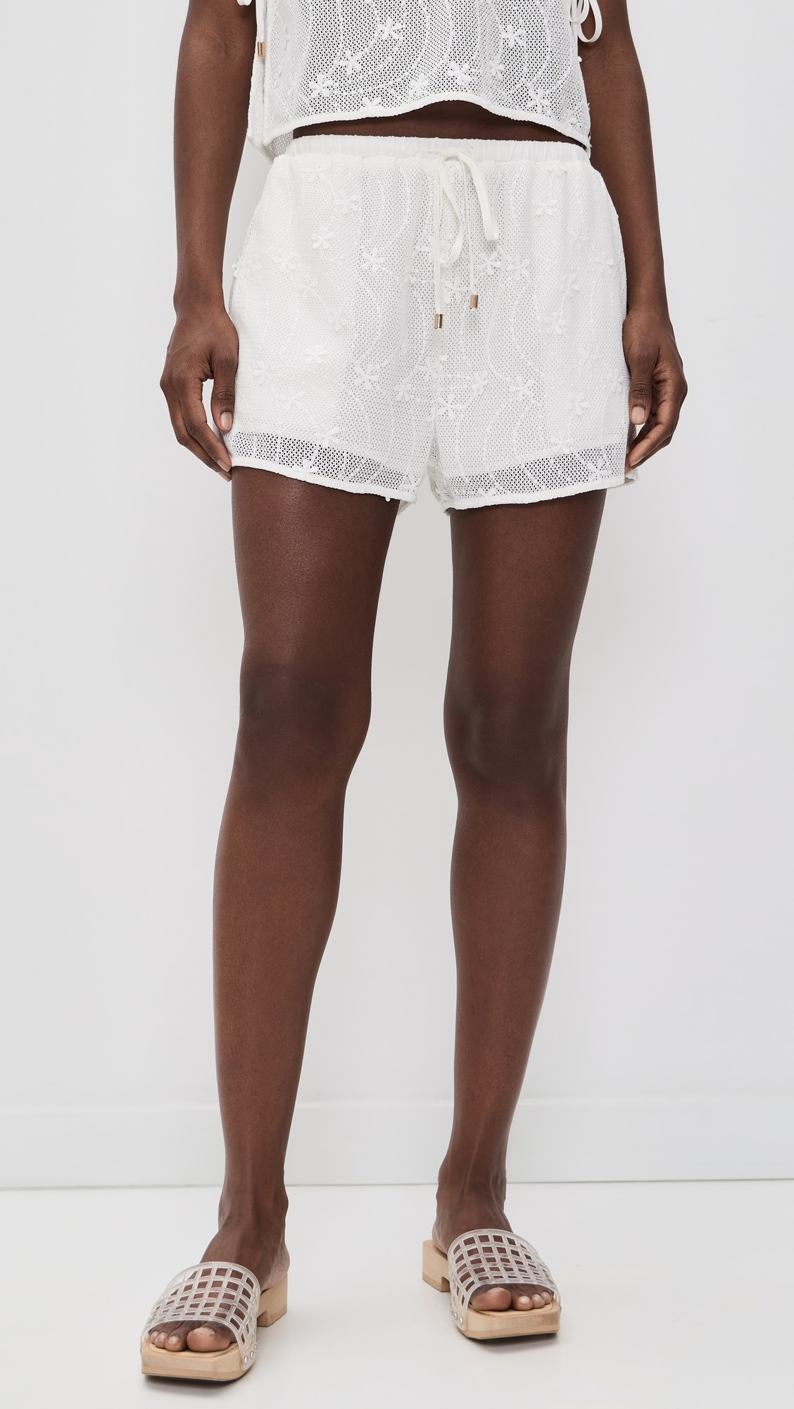 Sundara Drawstring Lace Shorts | Shopbop
