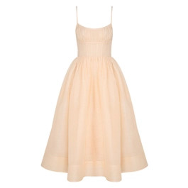 Natura Ruched Midi Dress | ZIMMERMANN (US, CA, EU, MENA)