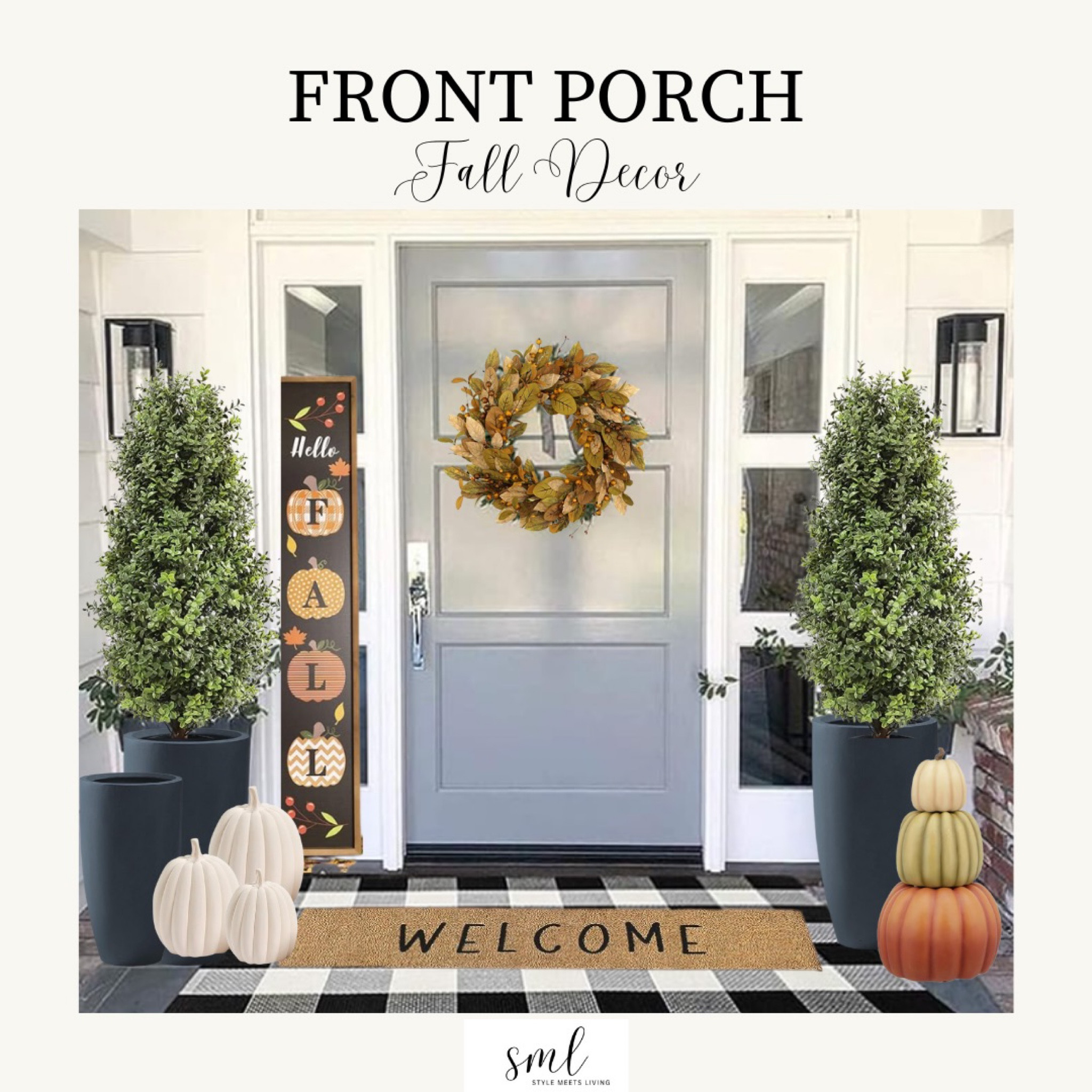 As the leaves begin to turn and the air gets crisper, it's time to welcome the warmth of autumn to our front porch! 🍁🎃 Fall decor is in full swing, with pumpkins, wreaths, and a touch of rustic charm, every detail sets the perfect fall mood. 🍂 

#amazonhomefinds #amazonhome #frontporchliving

#LTKSale #LTKSeasonal #LTKhome