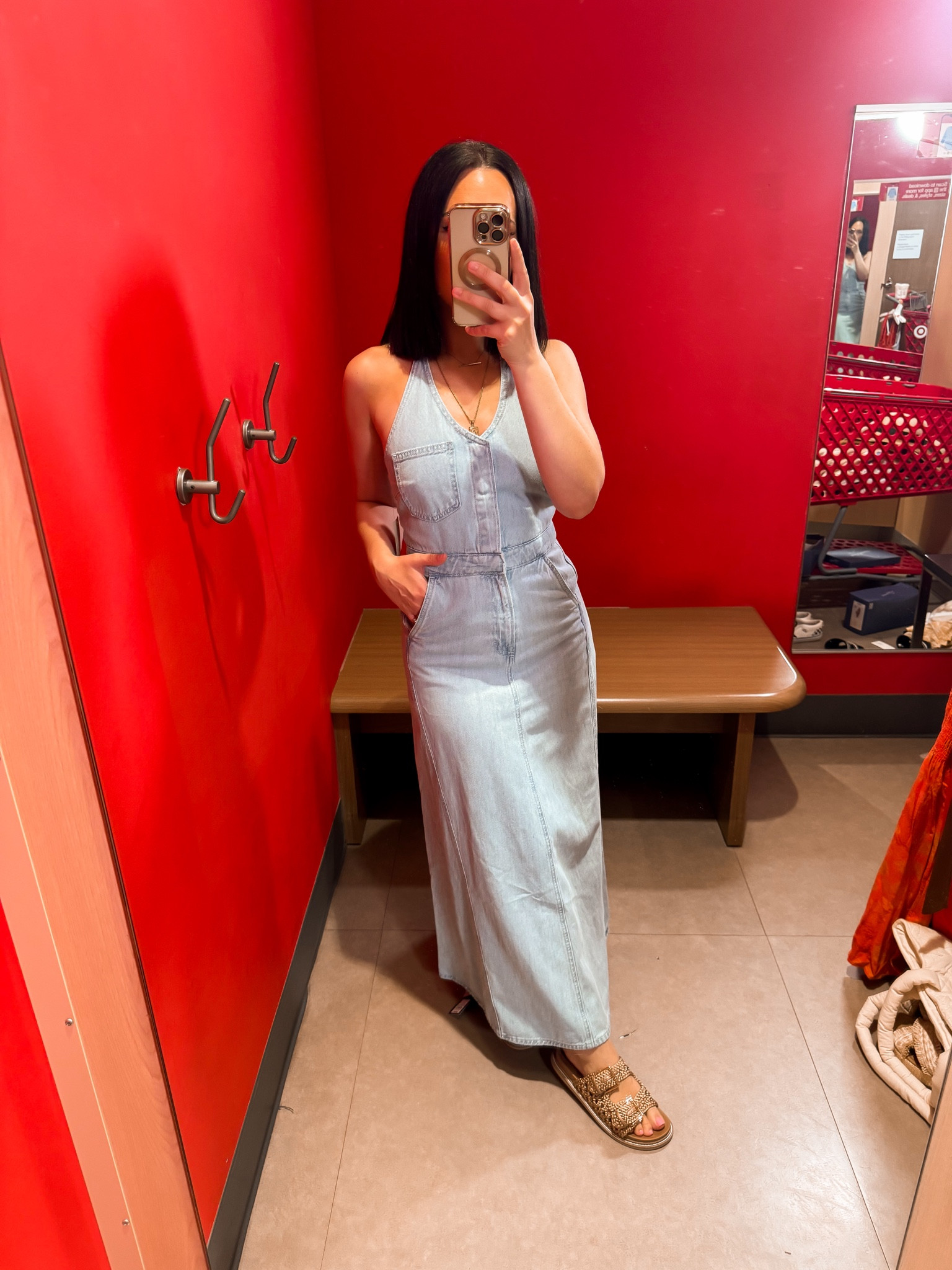 Dress and sandals 20% off in the circle app! Dress is a halter style, functional buttons and zipper. Wearing a size 0 with no stretch 


Woven sandals
Target style
Target finds
Halter dress
Denim dress
Maxi dress 

#LTKfindsunder50 #LTKSeasonal #LTKsalealert