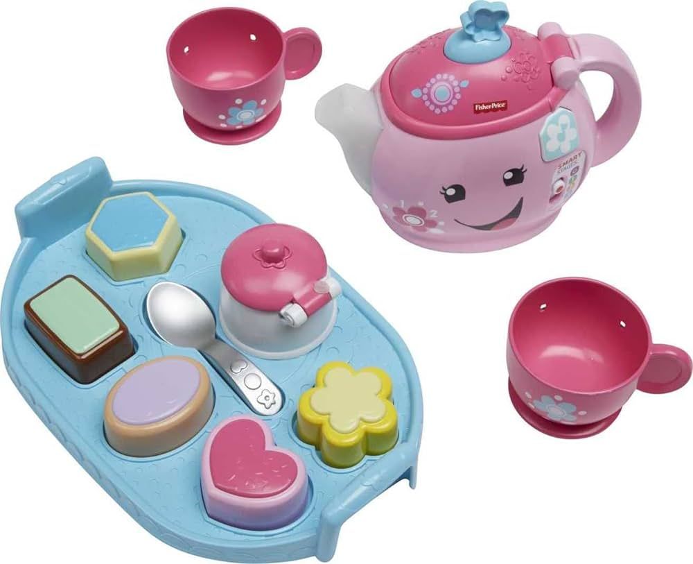 Fisher-Price Laugh & Learn Toddler Toy Sweet Manners Tea Set With Music And Lights For Educationa... | Amazon (US)